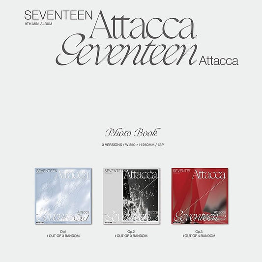 SEVENTEEN 9th Mini Album - Attacca (Random Ver.)