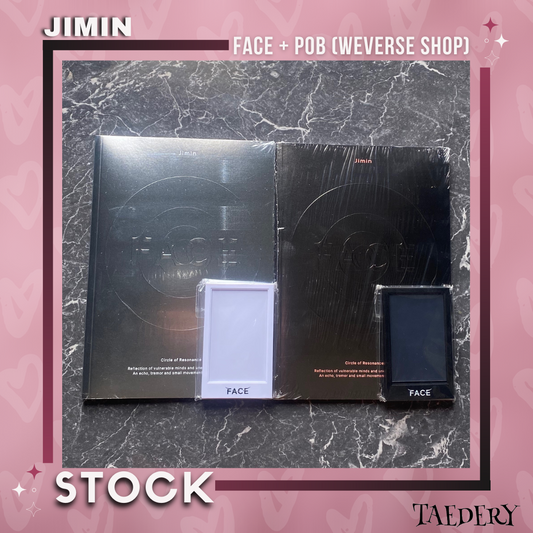 Jimin - Face + POB WEVERSE SHOP (Plastic Photocard Frame)