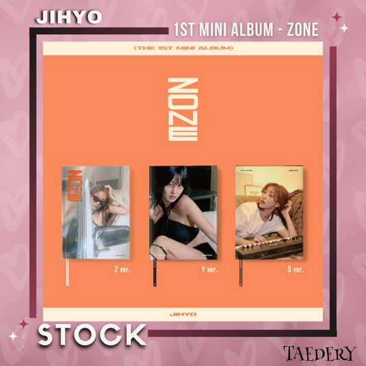 JIHYO 1st Mini Album - ZONE + POB (Poster y Photo film)