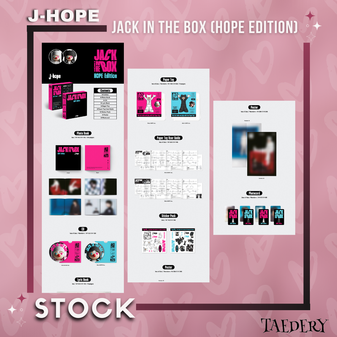 [Weverse Shop Gift (Early Bird Gift)] J-HOPE Album - Jack In The Box (HOPE Edition)